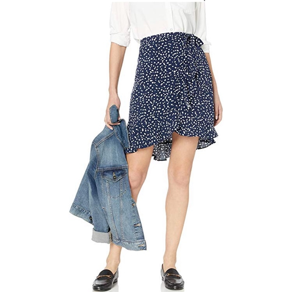 NWT J. Crew Mercantile Tie Waist Dot Ruffl…
